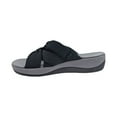 thumbnail image 4 of Clarks Aria Dristi (WIDE) Women's Sandals Black 26143200-w, 4 of 6