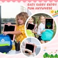 thumbnail image 4 of Decute LCD Writing Tablet with Stylus, 15in Pink Erasable Toddlers Doodle Board Toys for Kids Gifts, 4 of 5