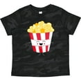 thumbnail image 3 of Inktastic Cute Kawaii Popcorn Boys or Girls Toddler T-Shirt, 3 of 5