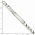 thumbnail image 3 of Sterling Silver 8in D/C Engravable Men's Curb Link IN Bracelet, 3 of 3