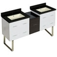 thumbnail image 1 of Imaginations Américaines 61,5 pouces W Vanity Set  Gris, 1 of 1