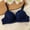 Blue, variant on Fatuov Women's Lace Wire Bra Solid Color Breathable T-Shirt Bra for Outdoor, Push Up Supportive Full Coverage Lightly Lined Bra 34B, Blue