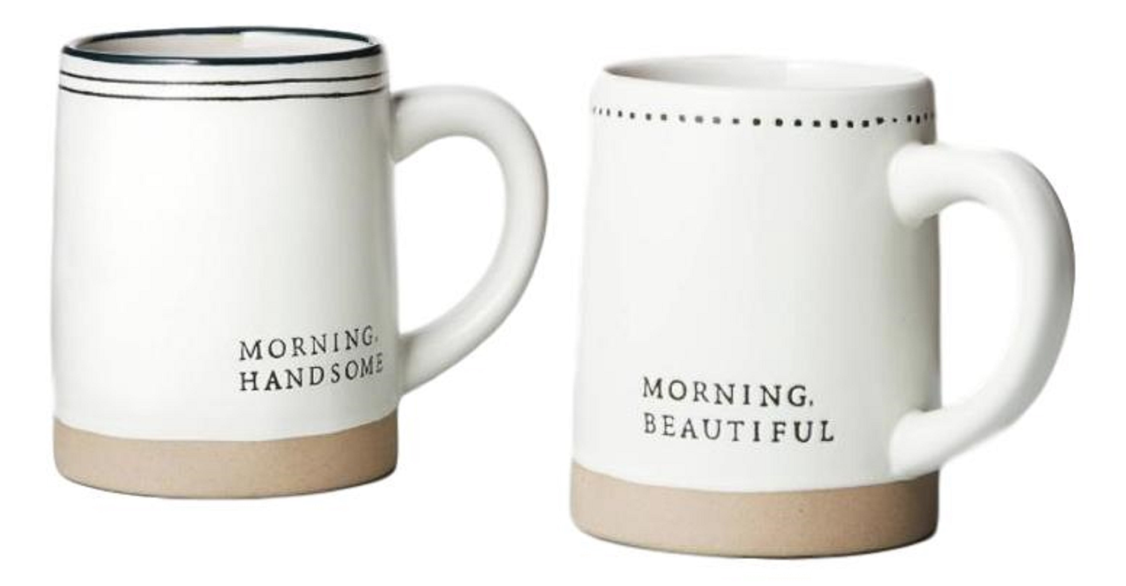 Hearth and Hand Magnolia Mugs Handsome and Beautiful
