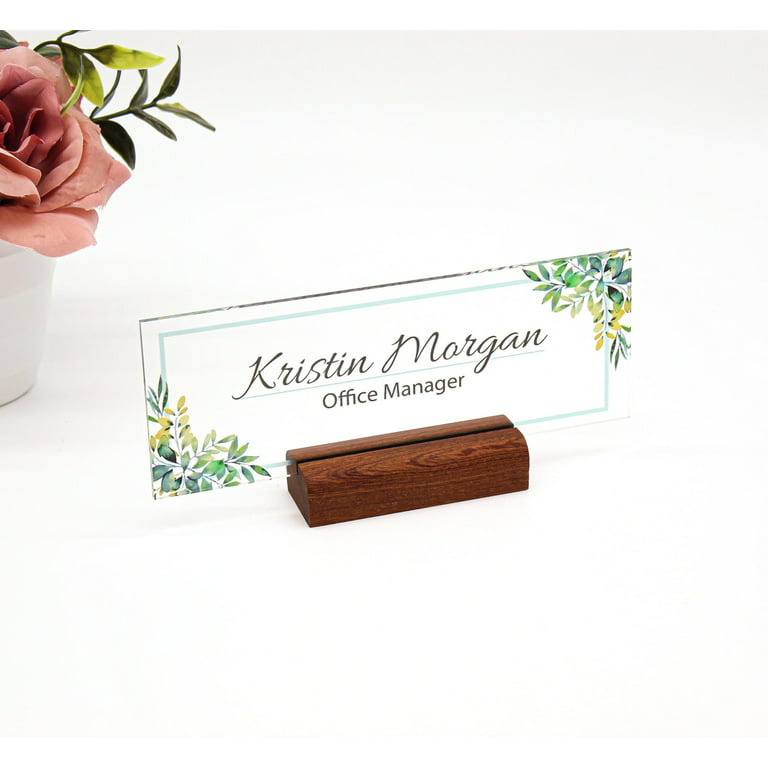 Personalized Name Plate for Desk, Custom Office Decor, Work Gift