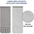 thumbnail image 6 of LQCrafK 2PCS Sofa Armrest Organizer Non-Slip Arm Chair Bedside Caddy Storage Organizer for Recliner Couch with 5 Pockets for Cell Phone TV Remote Control Magazines, 6 of 7