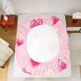 thumbnail image 5 of jejeloiu Pink Heart Loves Bed Sheets,Kawaii Cute Pattern King Sheets For Girls 4pcs, 5 of 7