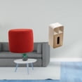 thumbnail image 2 of Escabel,Reposapiés pequeño,taburete otomano,sofá,taburete de té,Reposapiés Cubo Taburete Taburete para Dormitorio Baño,caja de pañuelos,Funda para caja de pañuelos de cuero sintético, 2 of 8