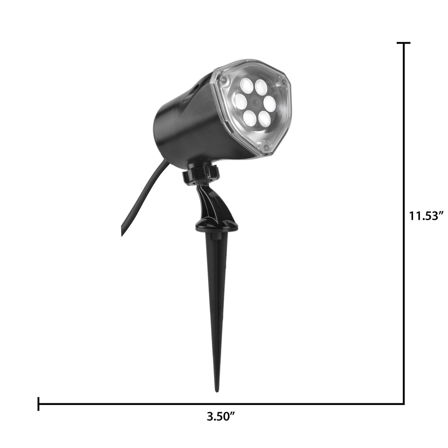 Projection Lightshow Whirl-a-Motion Squelettes (Blanc)