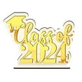 thumbnail image 3 of Lefu Graduation Party Decoration 2024 Graduation Table Wooden Centerpieces Sign Party, 3 of 8
