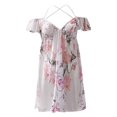 thumbnail image 2 of Gibobby Pijamas mujer calientitas de encaje para mujer, lencería Sexy, conjunto de dos piezas, vestido de dormir, 1 camisón + 1 Tanga para mujer(Blanco,M), 2 of 5