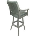 thumbnail image 2 of Solid Wood Bar Stool Casa 30" Seat - Watusi Aquatint Teal Fabric -  ET Wood, 2 of 3
