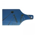 thumbnail image 1 of Palm Tree Cutting Board, Palms and Clear Blue Sky Scene Tropical Plant Summer Exotic Nature Illustration, Tempered Glass Cutting and Serving Board, Wine Bottle Shape, Green Blue, by Ambesonne, 1 of 1