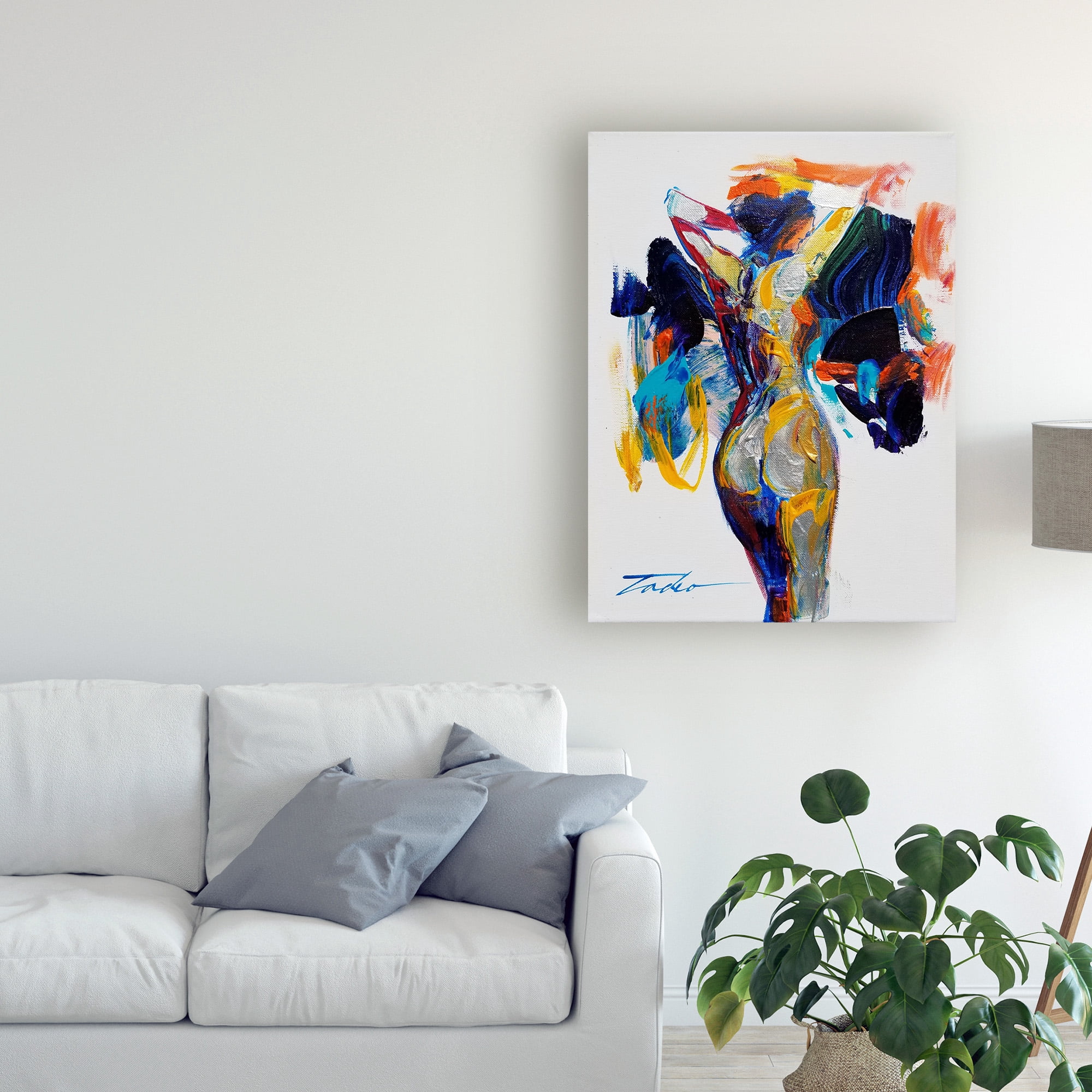 Trademark Fine Art 'Figure Study Ii' Canvas Art by Tadeo Zavaleta