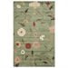 thumbnail image 3 of Country & Floral Rug - Jardin Wool Pile -Sage/Multi Style-B-Color:Sage/Multi,Design:Country & Floral,Shape:Small Rectangle,Size:6'L x 4'W, 3 of 3