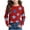 Red, variant on YunPes Girls' Long Sleeved Shirts Colorful T Shirts Round Neck Tops Light T Shirts Loose Pullovers Basic Long Sleeve Tee Shirts