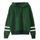 thumbnail image 1 of Sudadera con capucha para mujer, sudadera informal lisa con capucha, sudadera con capucha para mujer, jersey blanco S, 1 of 1