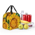 thumbnail image 4 of Naloa Vibrant Sunflower Painting Print Lunch Box for Women Men,Insulated Lunch Bag,Lunchbox,Thermal Leakproof Cooler,Reusable Lunch Tote Bag for Work School Travel Picnic, 4 of 7