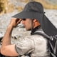 thumbnail image 5 of Sombrero para el sol de ala ancha, con pieza para el cuello, gorra protectora ajustable para exteriores, gorra de pesca para caminatas MFZFUKR BST3017472-1, 5 of 6