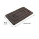 thumbnail image 3 of Fiudx Juego de Alfombrillas de Baño de Microfibra Suave, Lujosas Alfombras de Baño, Ultraabsorbentes y Antideslizantes, Lavables a Máquina, Ideales para Bañera, Ducha y Lavabo, Regalo de Decoración p, 3 of 3