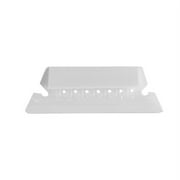 Sparco Plastic Clear Tabs, 25 per Box