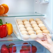 Sorbus Clear Deviled Egg Tray Set – 2 Piece Carrier Holds 48 Eggs Total with Secure Lid, Portable