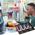 thumbnail image 2 of Musbetu Cashier Box Money Tray with Metal Clip 4 Compartments Cashier Secure Wallet Design Practical Cash Register Insert Replacement, 2 of 7