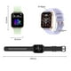 thumbnail image 5 of Black Perseguidor de la aptitud de la prenda impermeable del reloj elegante con el monitor de la temperatura del cuerpo del ritmo cardíaco, 5 of 5