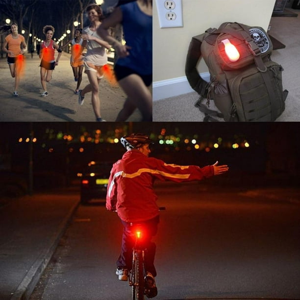3 Pièces Clip Sur La Lumière Courante Clip Lampe Pour Vélo Collier