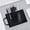 Black, variant on Gray Mesh Storage Bag A4 Size Clear Zipper Pouch Portable Organizer for Documents Stationery Makeup Travel Essentials Large Capacity Handheld File Bag