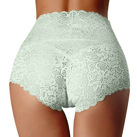 

CBGELRT Lace Shapers Panties Europe Women Seamless Hip Raise Cotton Brief Transparent 3xl Plus Size Lingerie Womens Underwears