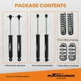 thumbnail image 6 of Maxpeedingrods 2.5" Lift Kit Shock Absorber + Coil Springs For Jeep Wrangler TJ 4CYL 1997-2006, 6 of 7