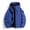 Blue, variant on Men Jacket Casual Fashion Solid Color Long-Sleeved Hooded Zipper Pocket Stormtrooper Jacket Warm Winter Snow Coat Windbreaker Hooded Raincoat Jacket