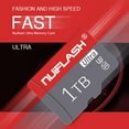 thumbnail image 2 of Tarjeta de memoria microSD de 1024 GB (1 TB), formato SDXC, Clase 10/U3, alta velocidad, con adaptador, compatible con Nintendo Switch, cámaras, drones y computadoras, 2 of 9