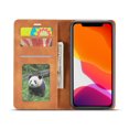 thumbnail image 3 of Mantto Case for iPhone 11, Premium Leather RFID Blocking Credit Card Slots Wallet Retro Folio Case Magnetic Clasp Flip Kickstand Shockproof Full Protection Phone Cover, Brown, 3 of 8