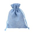 thumbnail image 2 of Bolsa de arpillera de estilo Vintage, 50 Uds., saco de yute, accesorios de joyería de lino Natural, bolsa de almacenamiento de viaje, Mini Almacenamiento y organización del hogar Azul claro 7*9cm Billuyoard HA070894-05, 2 of 6