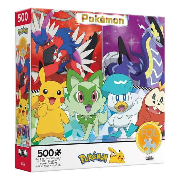 Ceaco 500 Piece Paldea Friends (Pokemon) Interlocking Jigsaw Puzzle