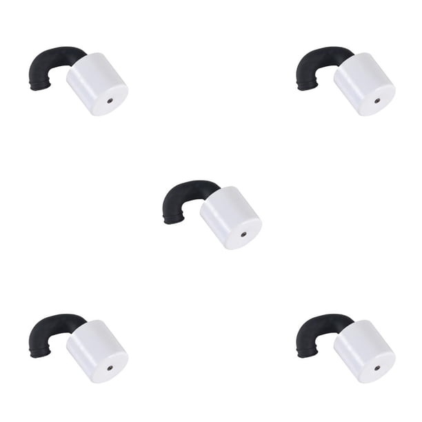 Vogacara Universal Kids 1/8 Scale RC Car Mushroom Head Filtro de aire Modelo de control remoto Vehículo Accesorio de plástico Equipo de juguete Blanco 5piezas Vogacara CBP187763