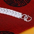 thumbnail image 3 of K-KED 990 Pure Silver Bracelet Women Men 13mm Carved Rabbit Watch Link 7inch to 8inch-20cm/7.87inch-34-35g, 3 of 6