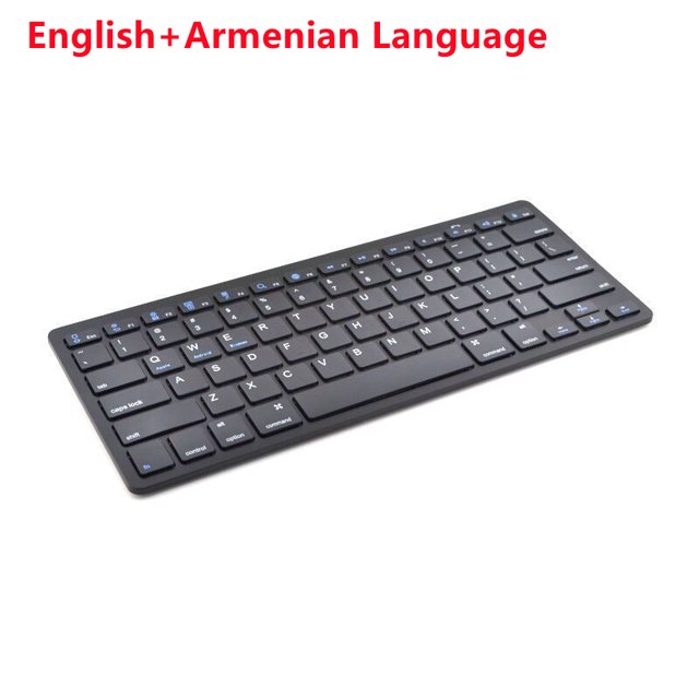 Teclado inalámbrico para iPad Air 5 4, Bluetooth, portugués/coreano/ruso para iPad 11 para iOS/Windows/Android Phone Tablet Laptop