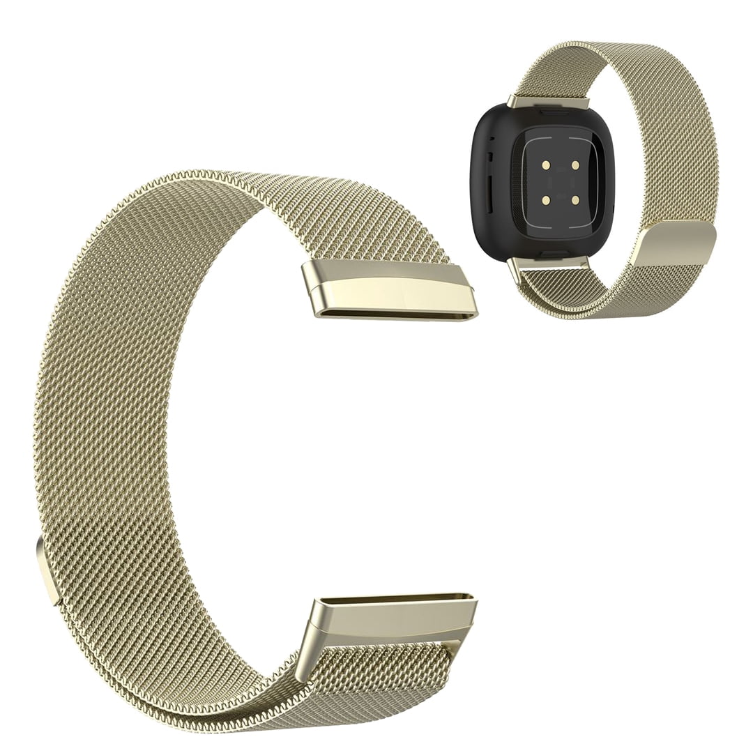 Mignova For Fitbit Versa 3 Band / Fitbit Sense Bands for Women Men, Milanese Loop Stainless