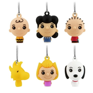 Hallmark Peanuts Mini Christmas Ornaments, Shatterproof, Set of 6