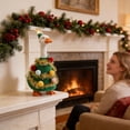 thumbnail image 5 of 7 Inch Christmas Tree Desk Goose Outfit, Holiday for Mini Goose Statue, Home & Office Desktop Decoration, Cute Shelf Display Accessory for Autumn & Christmas Party, 5 of 7