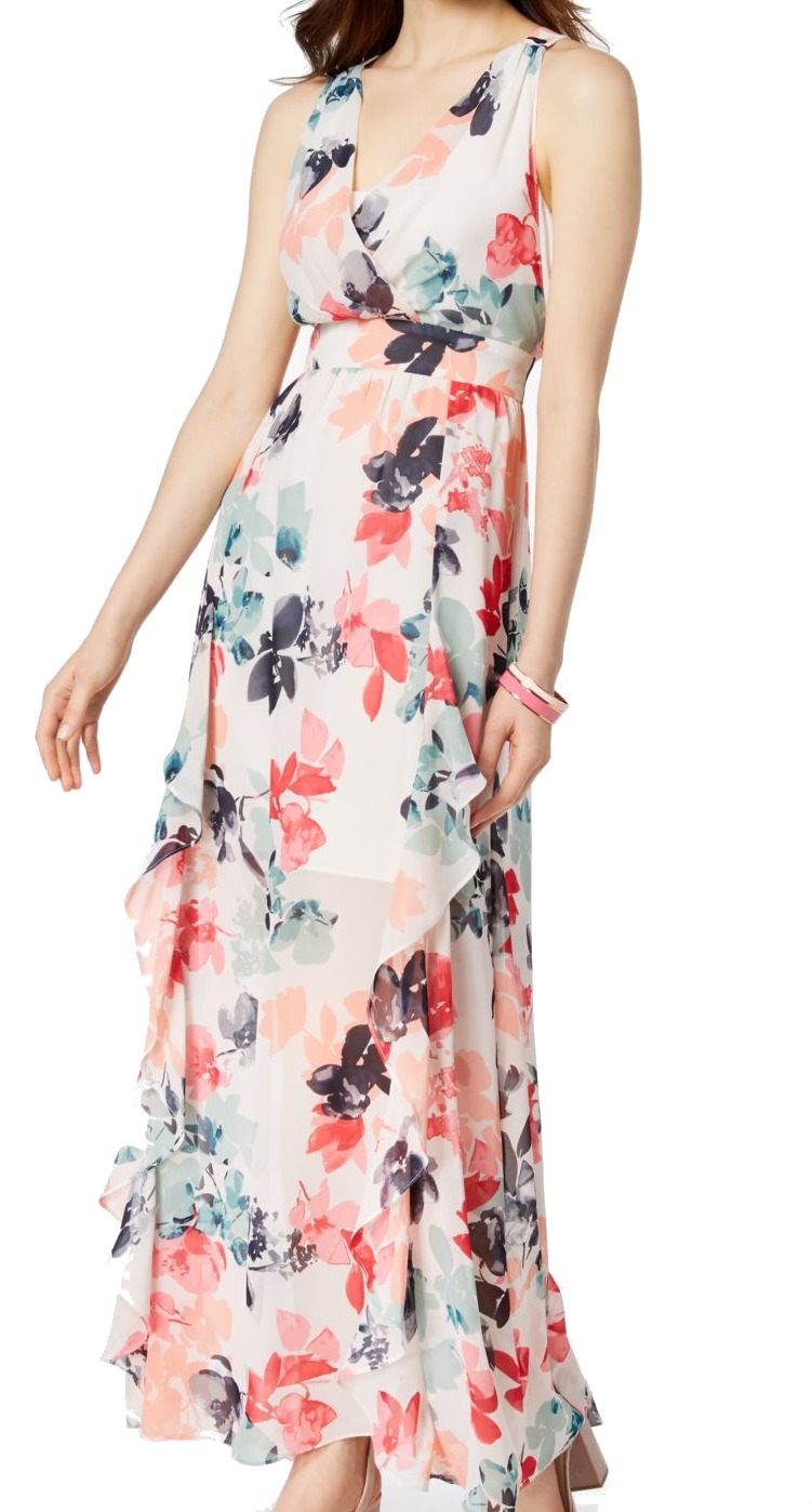 vince camuto pink floral dress