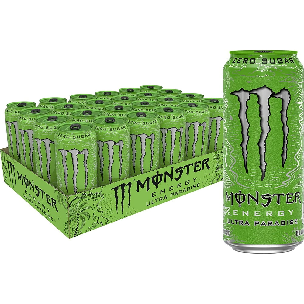 Monster Energy Ultra Paradise, Sugar Free Energy Drink, 16 Ounce (Pack