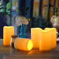 thumbnail image 3 of Lámpara LED tipo pilar CANDLE CHOICE, control remoto impermeable, 7,5 x 13 cm, 6 unidades, 3 of 6
