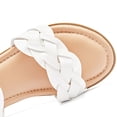 thumbnail image 3 of Women's Flat Slide Sandals Adjustable Ankle Strap Cross-strap Summer., 3 of 7