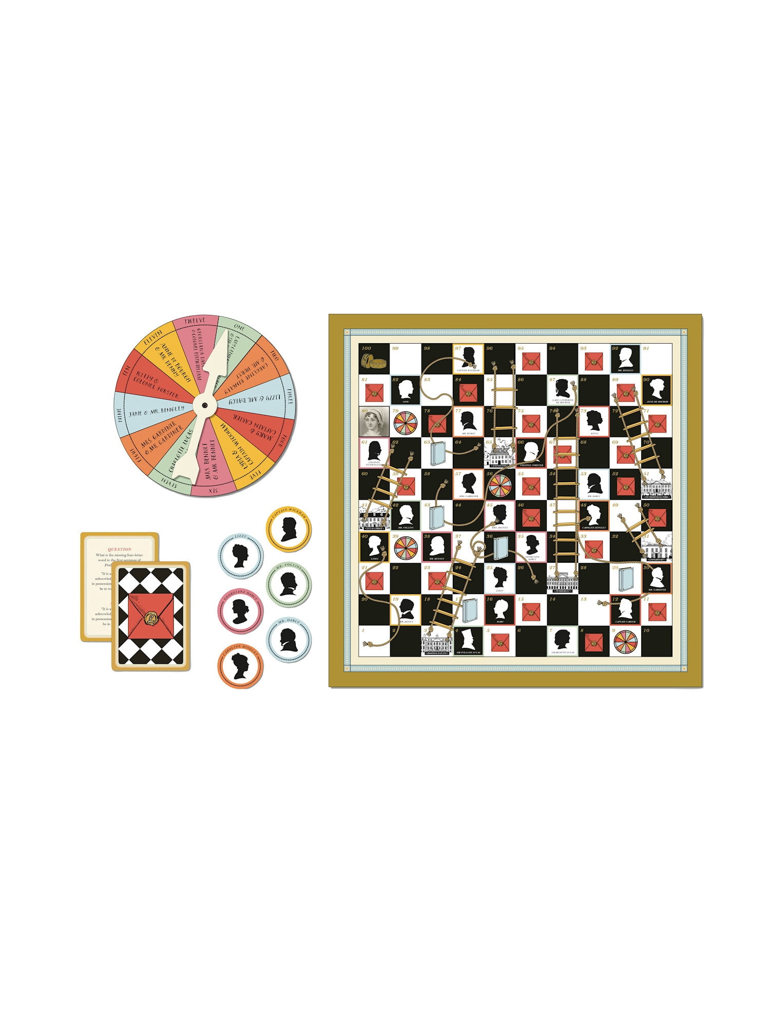 Lizzy Loves Darcy: A Jane Austen Matchmaking Game: Board Games (Other)