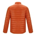 thumbnail image 4 of IYTR Lightweight Down Jacket Men Winter Zip Up Puffer Jacket Plus Size Padded Coat Thermal Puffer Work Outdoor (Orange,XXXL), 4 of 9