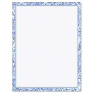 50 Sheets Blank Printable Certificate Paper with Silver Foil