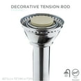 thumbnail image 3 of Bath Bliss 42"-72" Tension Shower Rod in Chrome, 3 of 6